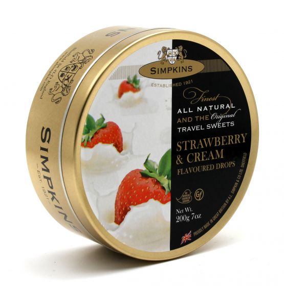 Simpkins Strawberry & Cream 200g - Country Ways