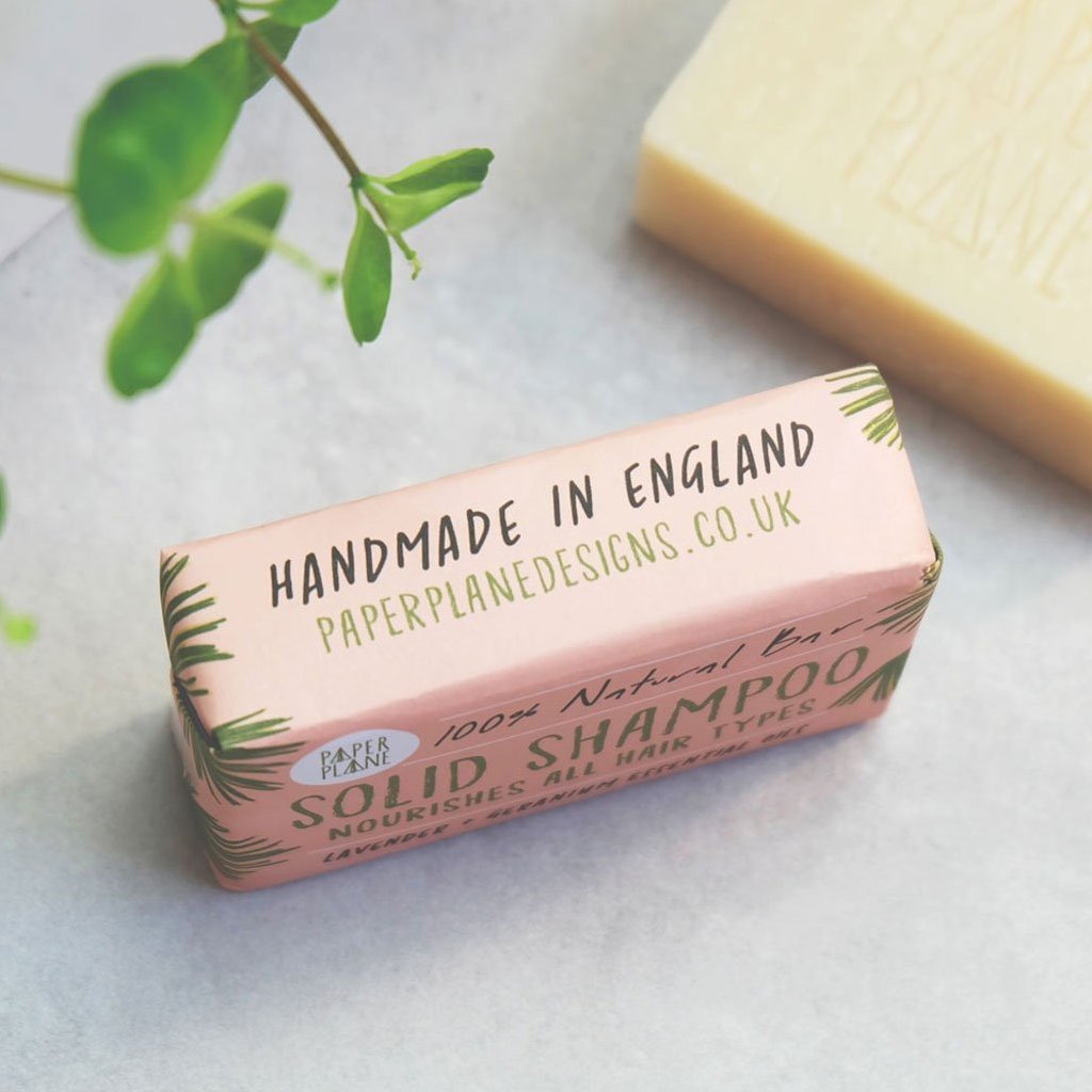 Solid Shampoo Lavender and Geranium Essential Oils - Country Ways