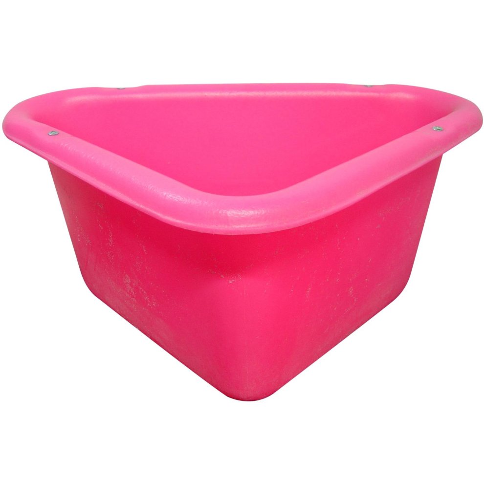 Stubbs Plastic Corner Manger Pink - Country Ways