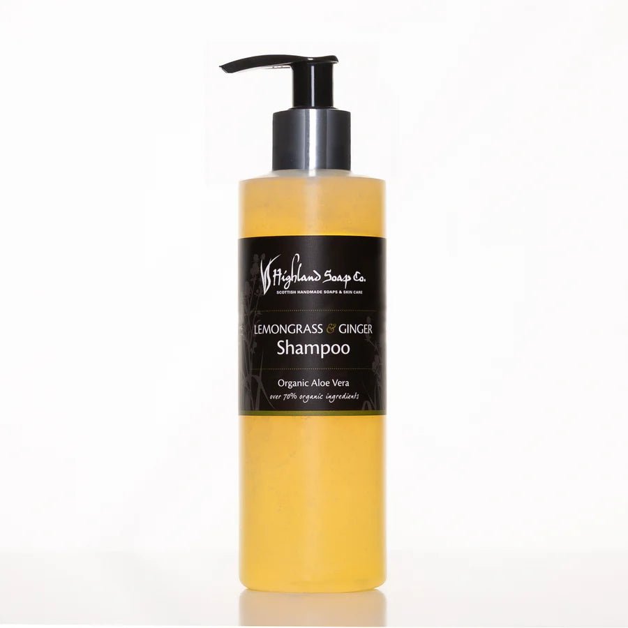 The Highland Soap Co. Lemongrass & Ginger Shampoo - Country Ways