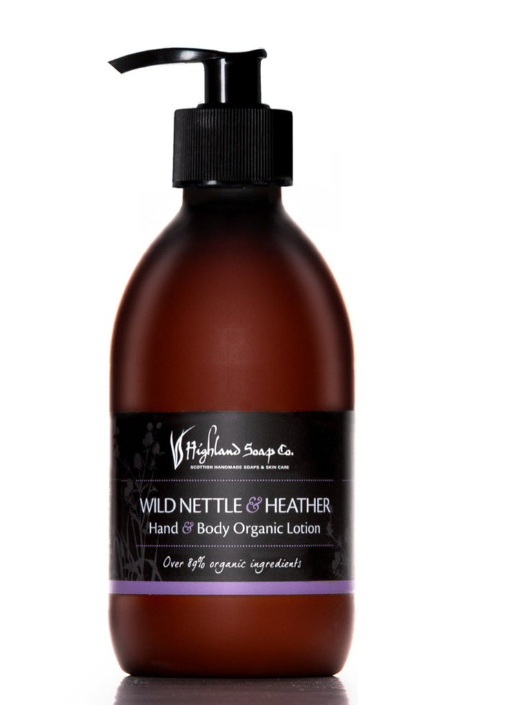 The Highland Soap Co. Wild Nettle & Heather Organic Hand & Body Lotion - Country Ways