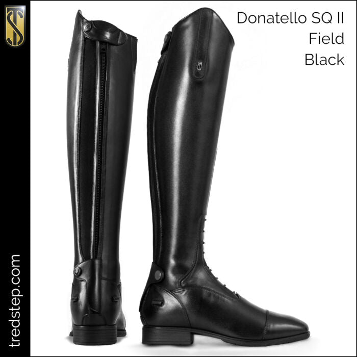 Tredstep Donatello SQII Field Boot - Black (REGULAR HEIGHT) - Country Ways