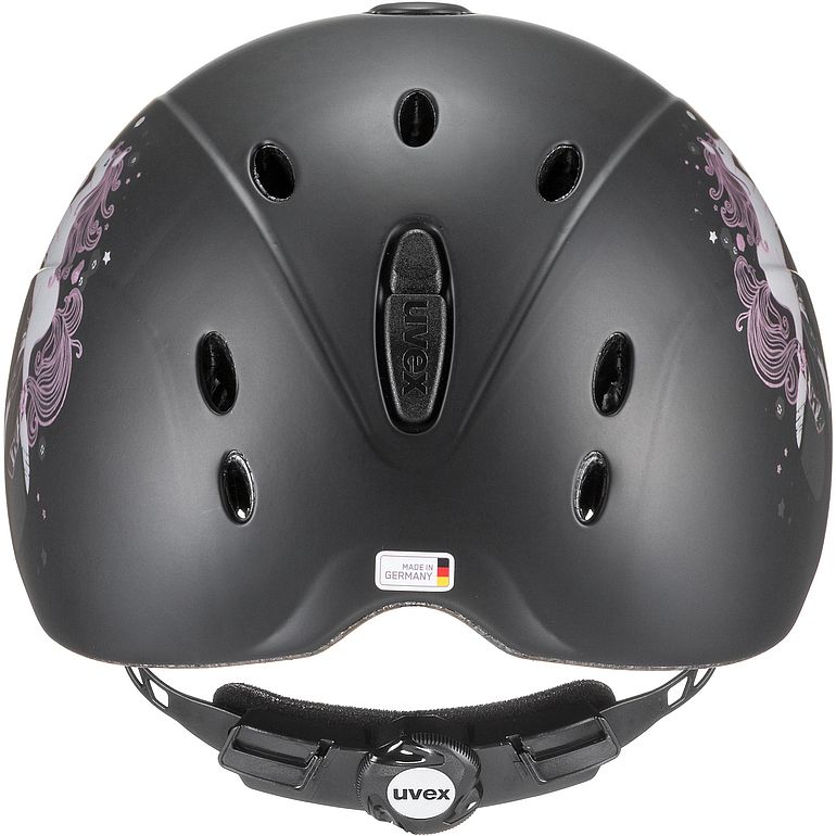 Uvex Onyxx Kids Riding Helmet Little Pony Black (MARKED) - Country Ways