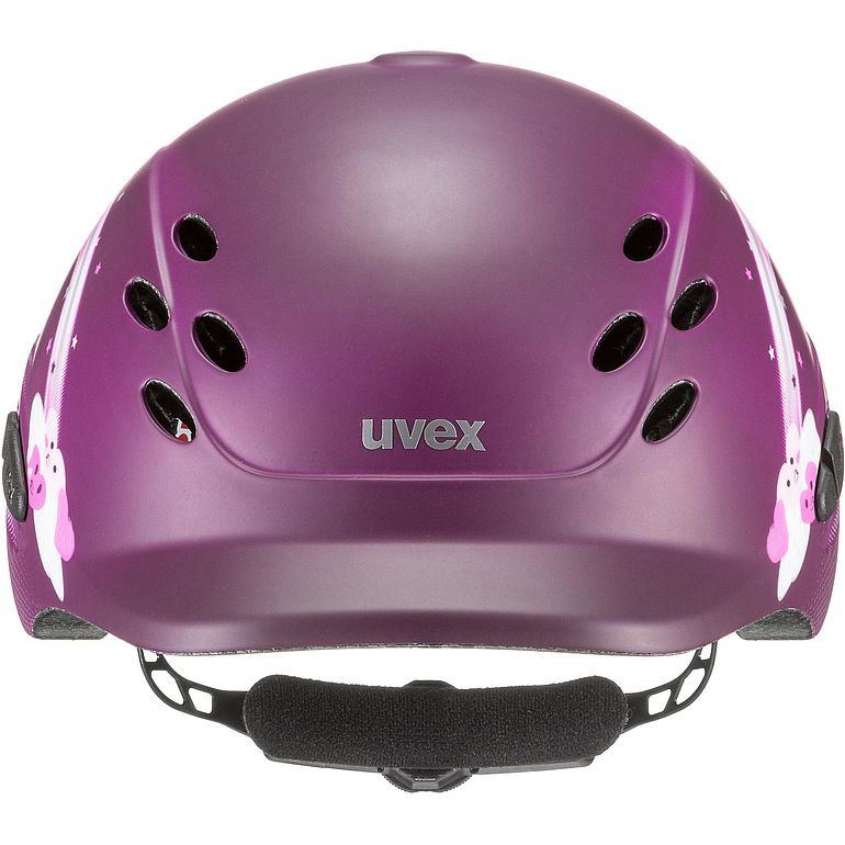 Uvex Onyxx Kids Riding Helmet Princess Berry Matt - Country Ways