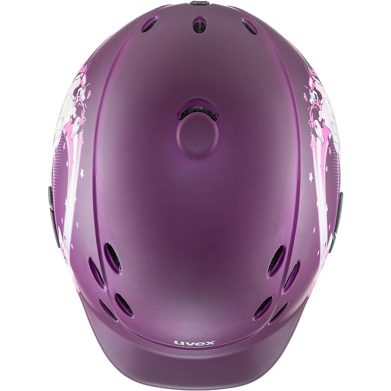 Uvex Onyxx Kids Riding Helmet Princess Berry Matt - Country Ways