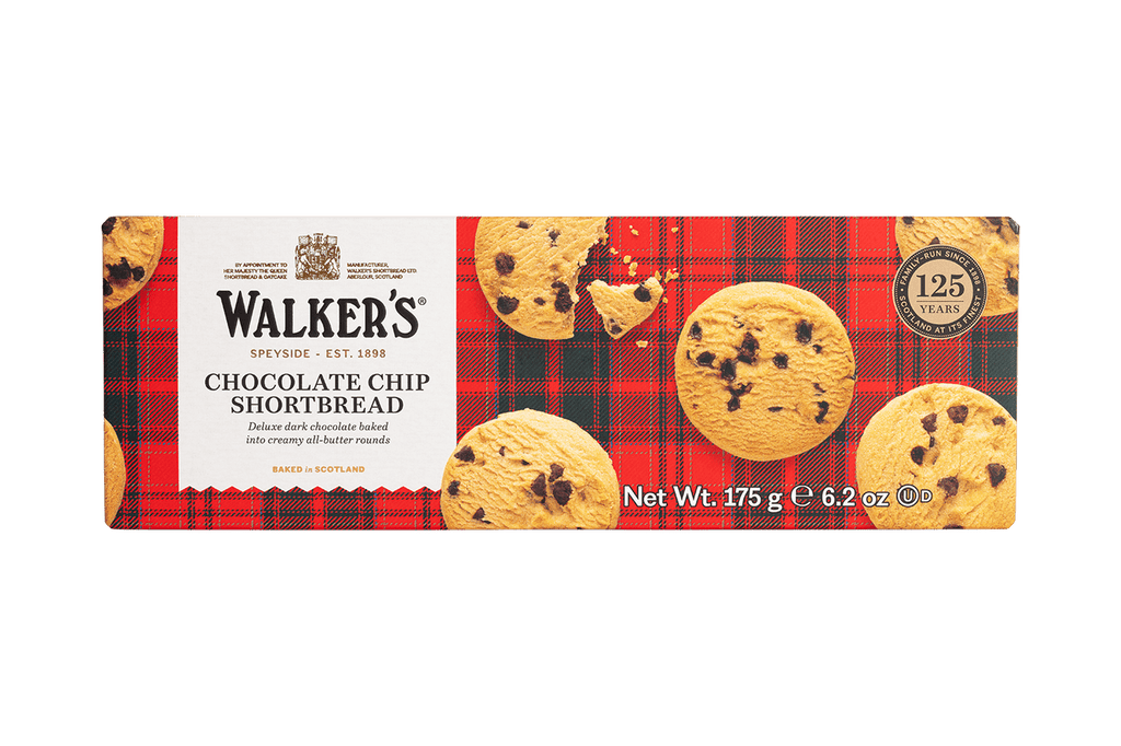 Walkers Carton Chocolate Chip Shortbread 175g - Country Ways