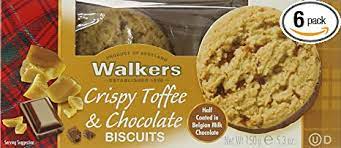 Walkers Crispy Toffee & Chocolate Biscuits 150g - Country Ways