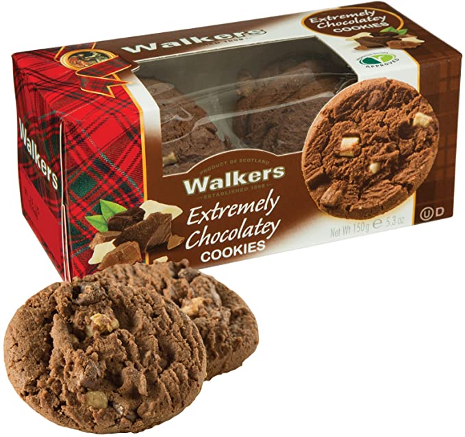 Walkers Extremely Chocolatey Cookies 150g - Country Ways