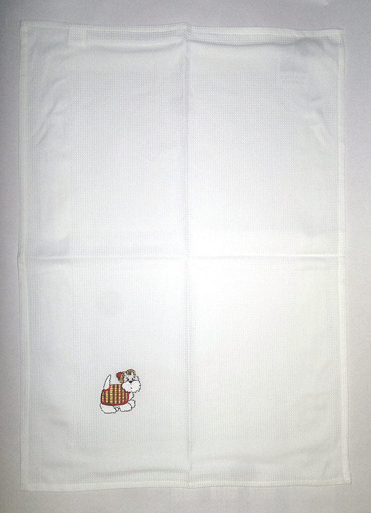 Wee Mac Waffle Weave Tea Towel - Country Ways