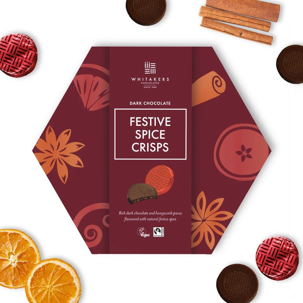 Whitakers Festive Spice Chocolate Crisps - Country Ways