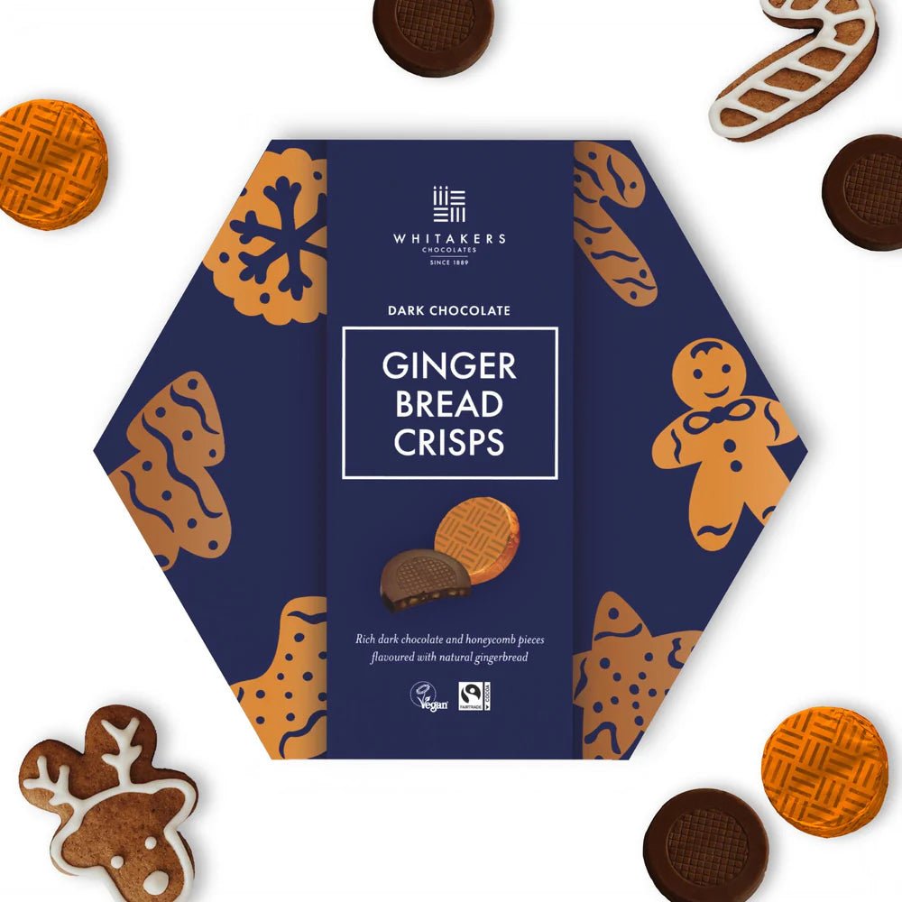 Whitakers Gingerbread Chocolate Crisps - Country Ways