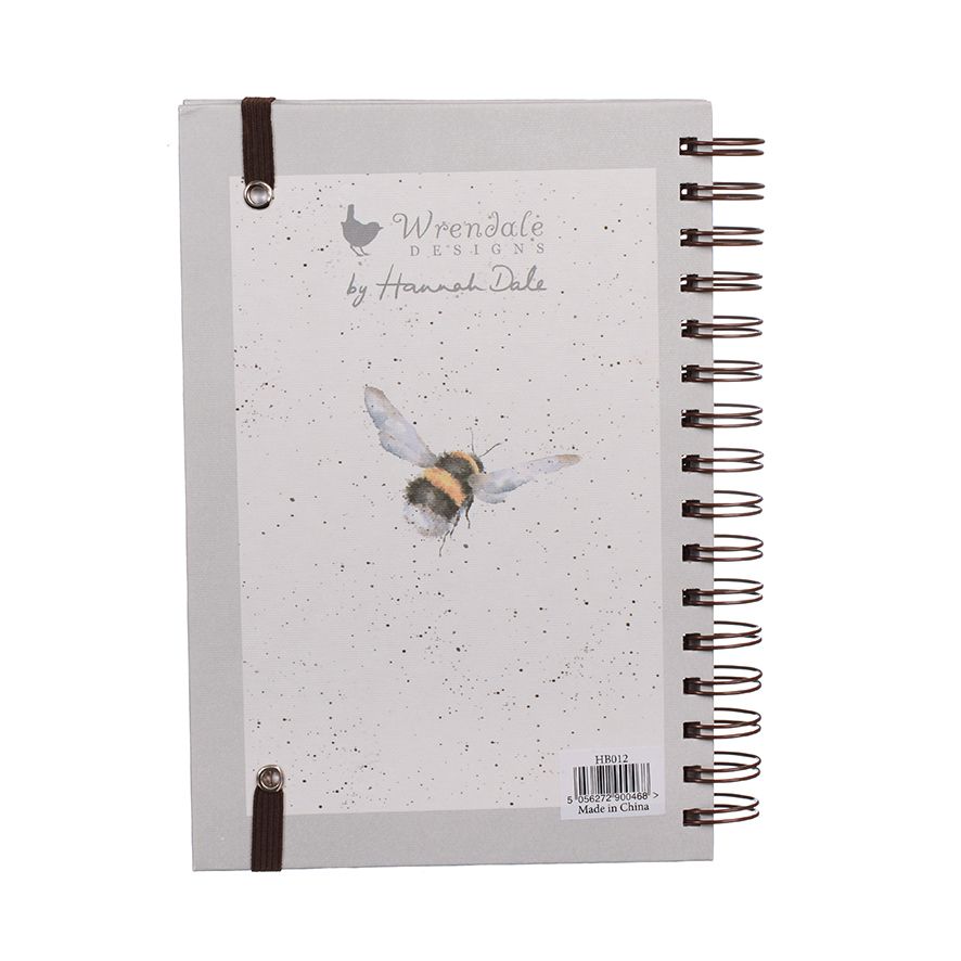 Wrendale Bee Spiral Bound Notebook A5 - Country Ways