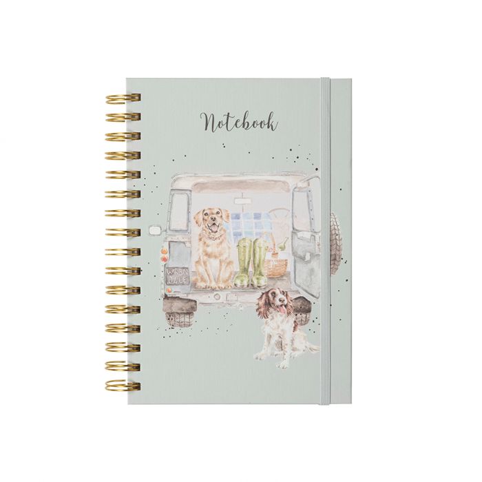 Wrendale 'Paws for a Picnic' Labrador & Spaniel A5 Notebook - Country Ways